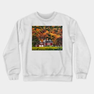 Barn in Autum Crewneck Sweatshirt